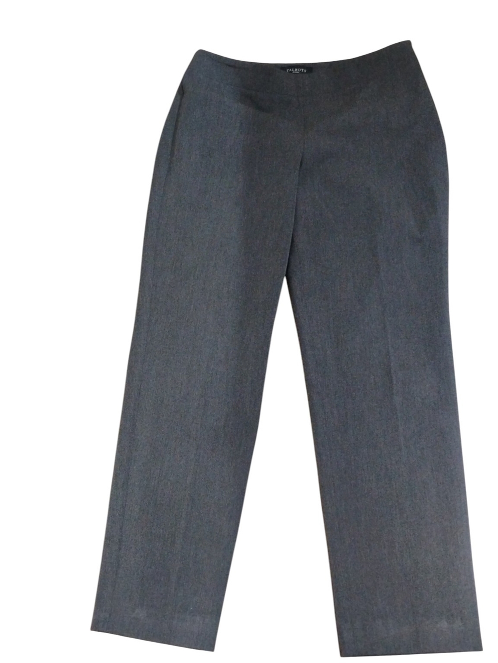 Talbots Dark Gray Heritage Straight-Leg Dress Pants SZ 10 P